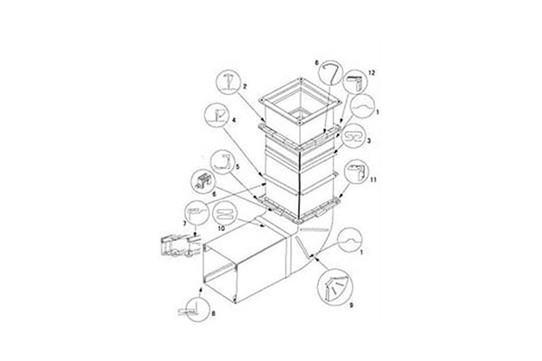 方形風(fēng)管制作應(yīng)用實例